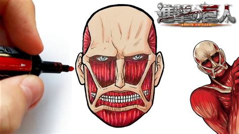 Comment Dessiner Le Titan Colossal Shingeki No Kyojin YouTube