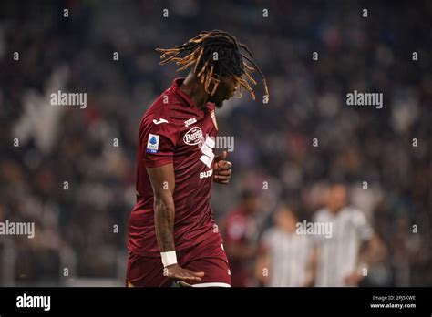 Yann Karamoh Torino Fc Celebrates After Scoring During The Serie A