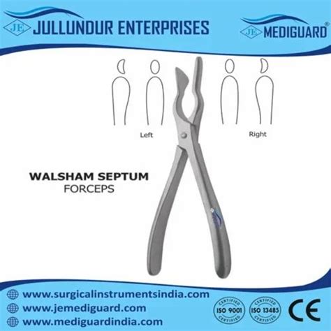 Mediguard Stainless Steel Walsham Septum Forceps At Rs 2000 In Ghaziabad