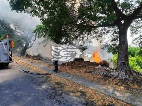 Incendio De Lote Bald O Provoca Movilizaci N En Veracruz Puerto