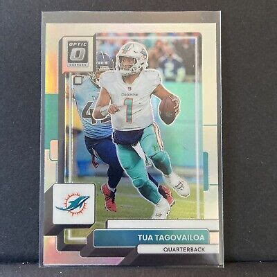 2022 Donruss Optic Silver Holo Tua Tagovailoa 121 Miami Dolphins EBay