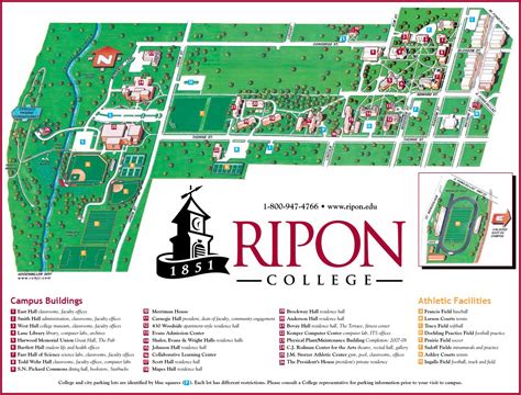 Ripon College Campus Map – Map Vector