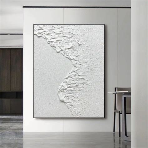 White Abstract Wall Art White Textured Wall Art White Abstract Art ...