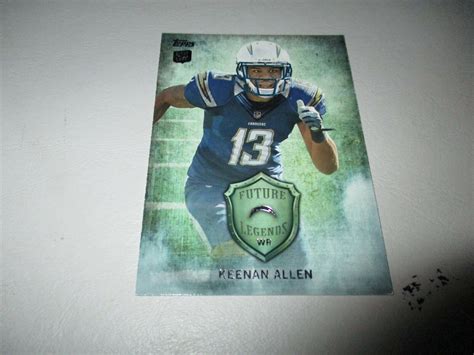 Keenan Allen Topps Future Legends Rc Ebay