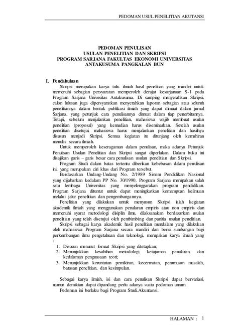 Contoh Penulisan Skripsi Yang Benar Contoh Resource