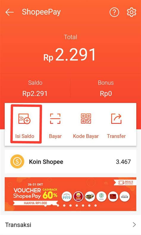 Cara Isi Saldo Shopeepay Di Indomaret Dan Alfamart