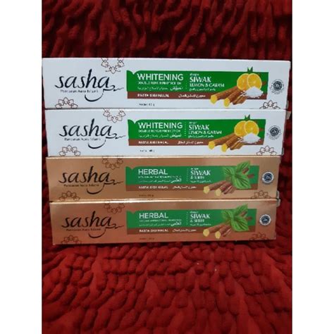 Jual SASHA SIWAK PASTA GIGI 65GR Shopee Indonesia