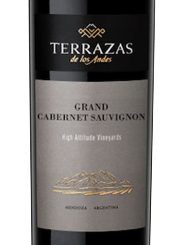 2020 Terrazas De Los Andes High Altitude Vineyards Grand Cabernet