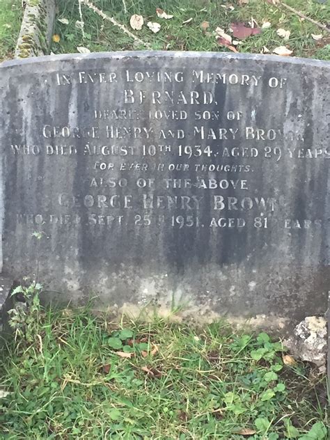 George Henry Brown Find A Grave Memorial