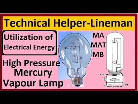 Utilization Illumination High Pressure Mercury Vapor Lamp