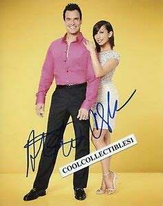 Cheryl Burke Antonio Sabato Jr Dwts Hand Signed X Color Photo