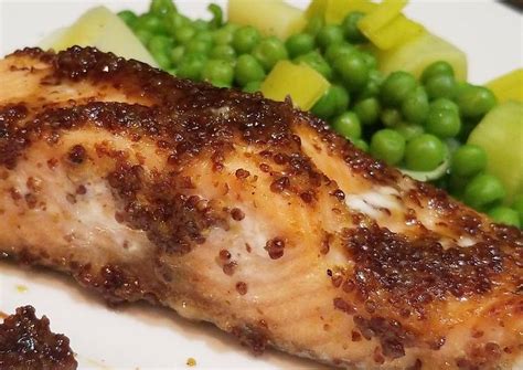 Simple Way To Make Favorite Honey Mustard Glazed Salmon Fresh Recipes