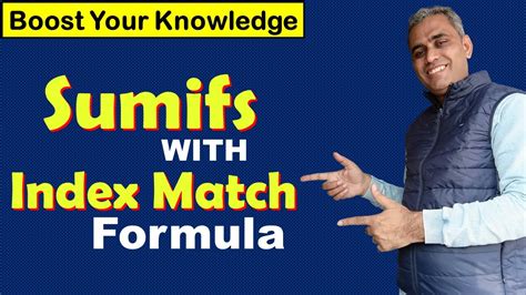 Sumifs With Index Match Formula Sumifs Formula Index Match Formula