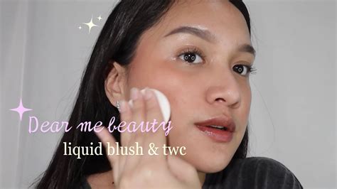 Dear Me Beauty Airy Liquid Blush Powder Foundation Review Youtube