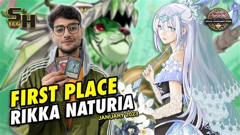 1st Place 15 0 Rikka Naturia Deck Profile Yu Gi Oh January 2023