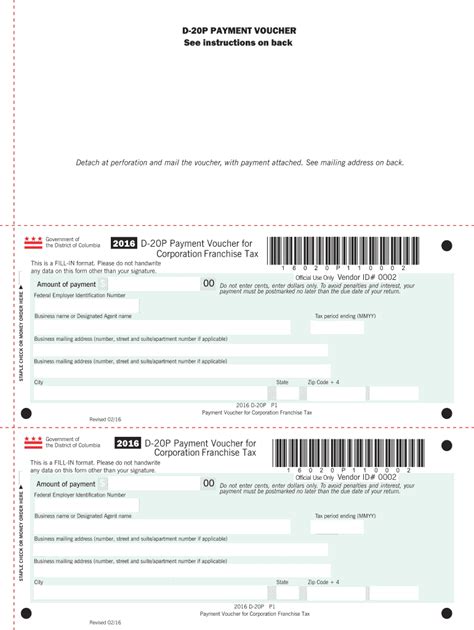 Fillable Online Otr Cfo Dc FR 164 Office Of Tax And Revenue DC Gov