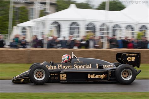 Lotus 98T Renault - Chassis: 98T - 3 - 2012 Goodwood Festival of Speed