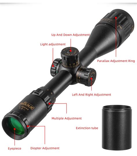 Diana X Tactical Riflescope Optic Sight Green Red Illuminated