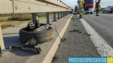 Wypadek Na Obwodnicy Opola Na Wysoko Ci Turawa Park Zdj Cia