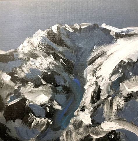 High Mountains 7 Painting By GO RILLA Saatchi Art