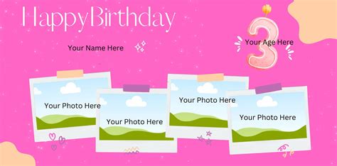 Kids Happy Birthday Banner Fully Customisable - Etsy