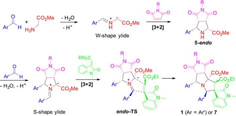 Proposed Mechanism For Diastereoselective Double Cycloadditions