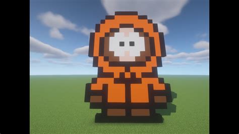 Minecraft Kenny Mccormick Pixel Art South Park Tutorial Youtube