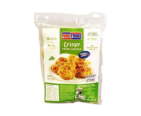 Purefoods Crispy Fried Chicken Crisp N Juicy Free Garlic Parmesan