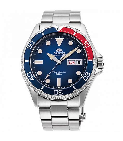 reloj automático hombre Orient New Kamasu RA AA0812L pepsi dial azul