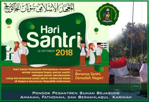 UPACARA HARI SANTRI PONPES SUNAN BEJAGUNG DIHADIRI BAPAK KAPOLSEK