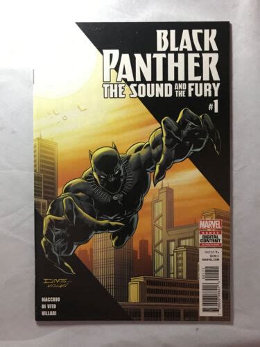 Black Panther The Sound And The Fury 1 Nm Marvel 2018 Back Issue Blowout Ebay