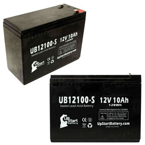 2x Pack B And B Battery Bp10 12 Battery Replacement Ub12100 S Universal Sealed Lead Acid