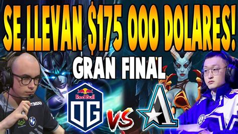 OG Vs ASTER BO5 GRAN FINAL Se Llevan 175 000 Dolares ESL ONE