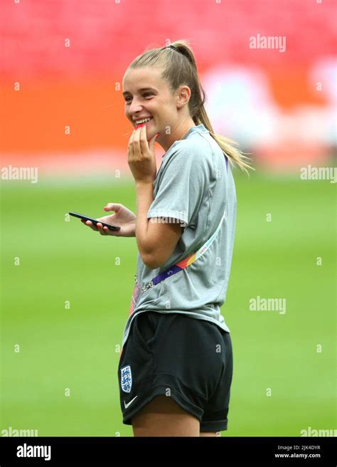 Englands Ella Toone During A Training Session At Wembley Stadium