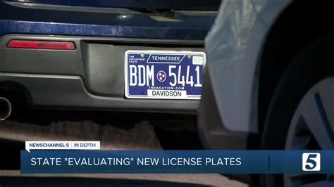 State Evaluating Newly Approved Tennessee License Plates YouTube