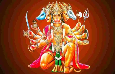 पंचमुखी हनुमान जी का फोटो Panchmukhi Hanuman Photos And Images Newstetra