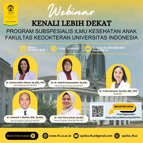 Subspesialis IKA FKUI | Dalam rangka Penerimaan Peserta Didik Baru ...