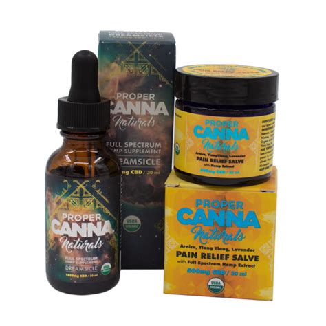 Cbd Oil Full Spectrum Organic Hemp Oil Proper Canna Naturals