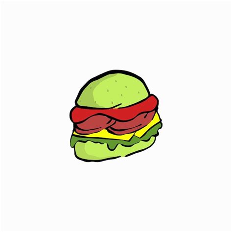 Premium Vector Burger Fastfood Illustration Vector Clipart