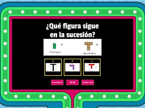 Sucesiones De Figuras Gameshow Quiz