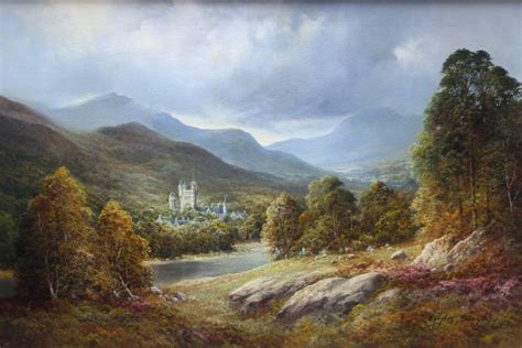 Douglas Falconer - Balmoral - British art landscape oil painting Queen's estate Scottish ...