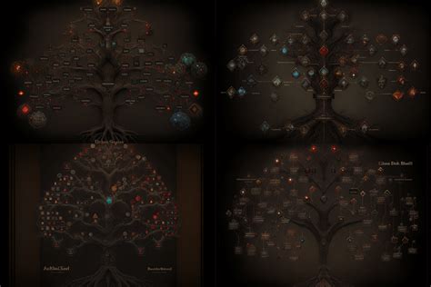 Diablo 4 Skill Tree Merged With Poe Mid Journey Ai Concept Art R