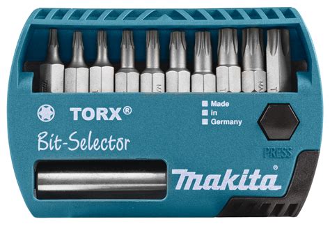 P 53768 Schroefbitset 11 Delig Torx Makitanl