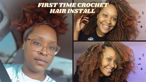 Impulsively Did My Own Crochet Protective Style First Time Hair Install Youtube