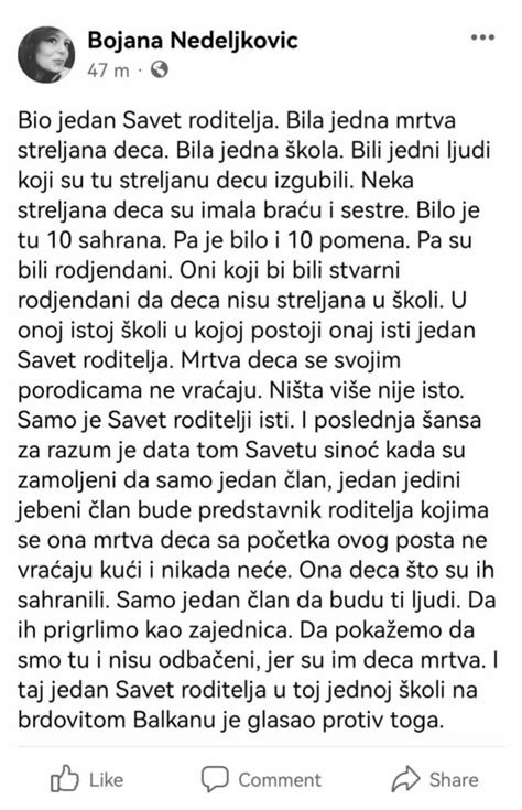 Kome smetaju roditelji streljane dece u školi Vladislav Ribnikar