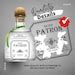 Printable Patron Ml Bottle Label Editable Customize Tequila