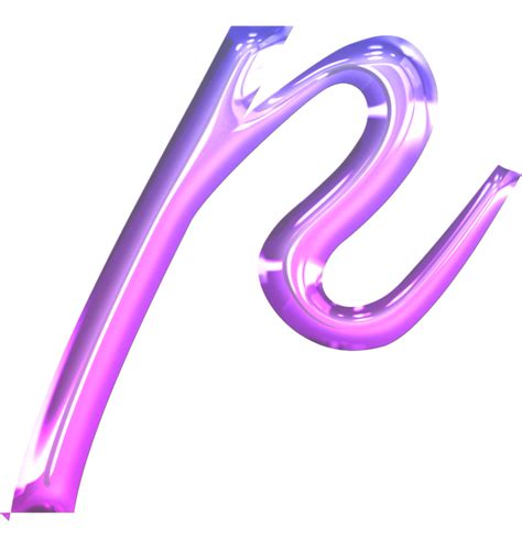 Glossy Gradient Alphabet 29443060 Png