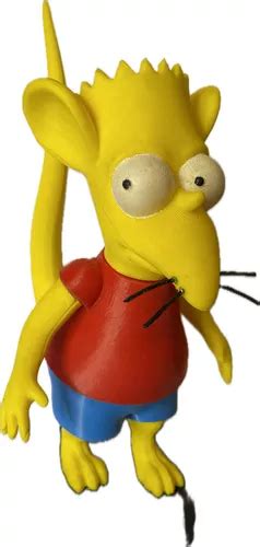 Simpsons Figura Impreso 3d Niño Rata Bart Cuotas sin interés