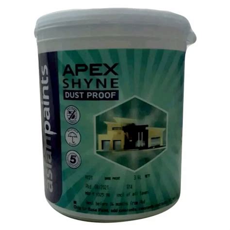 Asian Paints Apex Shyne Dust Proof 20 Ltr At 5450 Bucket In New