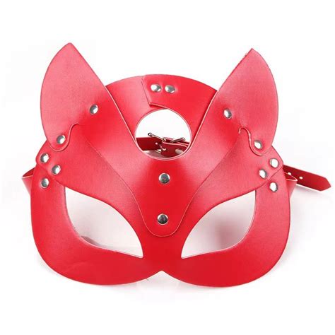 Mask Fashion Leather Cat Mask Sexy Women